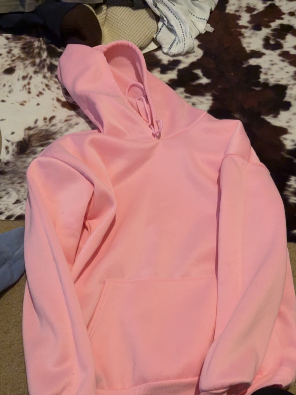 Soft Pink Pullover Hoodie